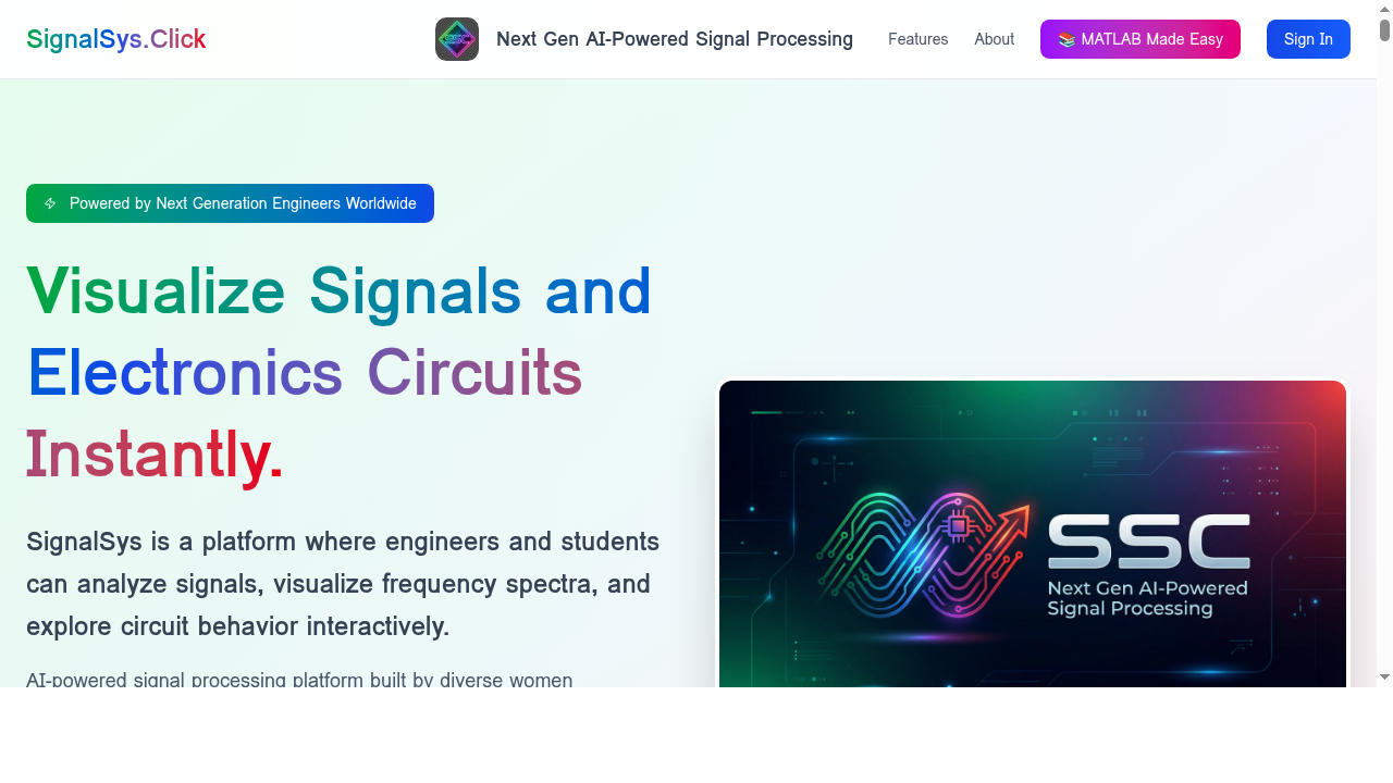SignalSys.Click — Next Gen AI-Powered Signal Processing platform used for Tapas biosensor R&D